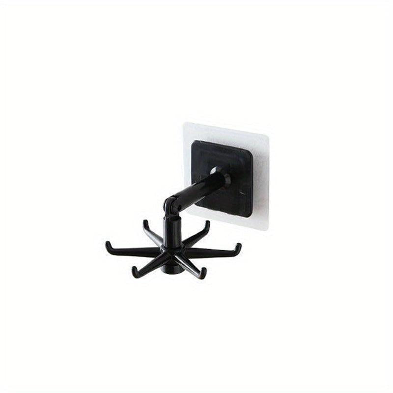 6 Claws Rotating Hook Storage Holder for Bathroom and Kitchen