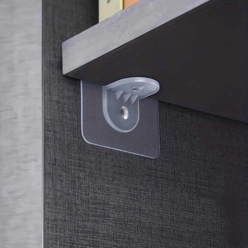 Plastic Shelf Support Adhesive Bracket for Cabinet Closet Bookshelf