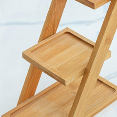 Wooden Tiered Plant Stand for Succulents and Small Plants