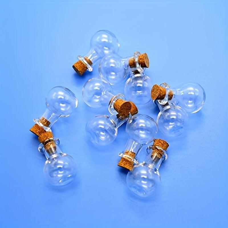 20pcs DIY Wishing Bottles with Cork Stoppers for Weddings and Parties