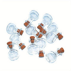 20pcs DIY Wishing Bottles with Cork Stoppers for Weddings and Parties