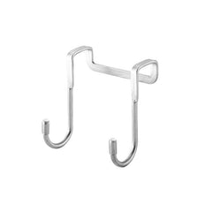 1pc Stainless Steel Bedside Cabinet Door Hook Double Hook For Dorm