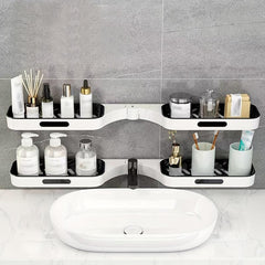 Rotatable Layer Storage Rack Wall Mounted Caddy Organizer