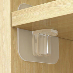Adhesive Shelf Bracket No Drill Shelf Support Pegs Adhesive Shelf Clips Cabinet
