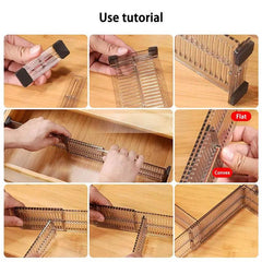 4pcs High Retractable Drawer Divider for Home Organization