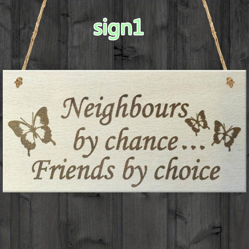 Friends Friendship Wooden Signs Home Decor Christmas Holiday Art