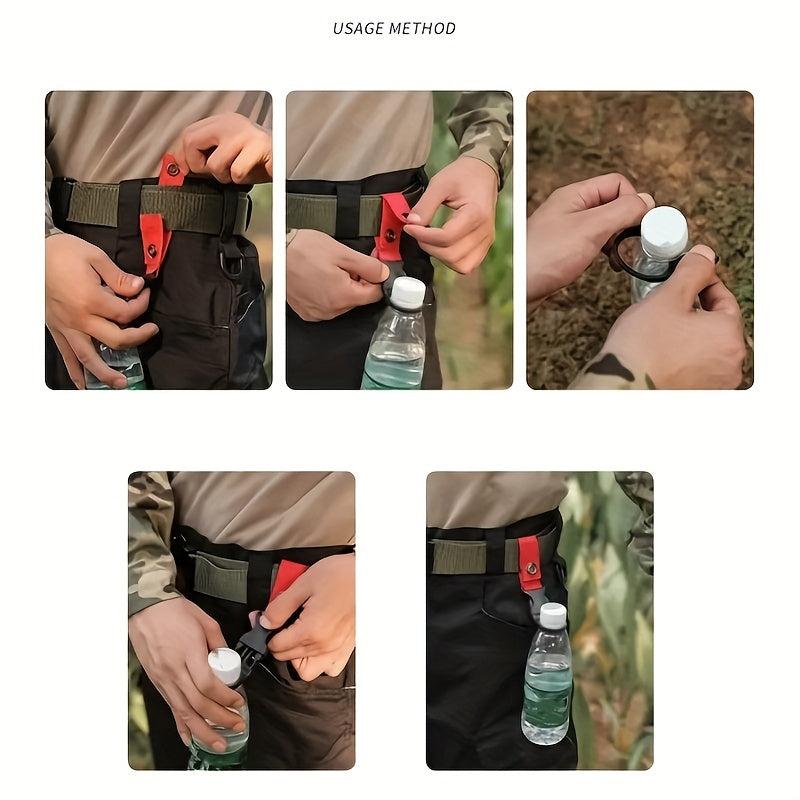Portable Bottle Clip Carabiner Beverage Bottle Buckle Outdoor Camping