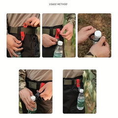 Portable Bottle Clip Carabiner Beverage Bottle Buckle Outdoor Camping