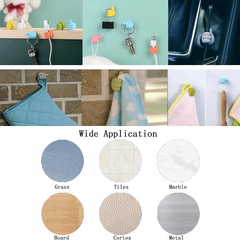 10pcs Silicone Wall Hook Cable Organizer Clip