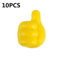 10pcs Silicone Wall Hook Cable Organizer Clip