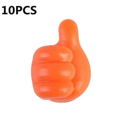 10pcs Silicone Wall Hook Cable Organizer Clip