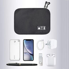 Compact Travel Cable Organizer Bag for Electronics Accessories