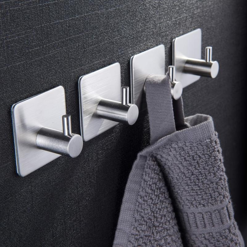 Self adhesive Towel Hook Bathroom Kitchen Holder