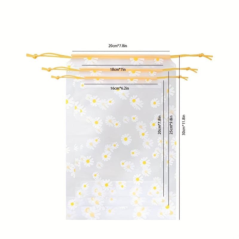 10pcs Frosted Shoes Storage Bags Waterproof Drawstring Pouches