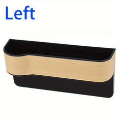 Car Seat Gap Filler Organizer Auto Console Side Storage Box With Cup Holders