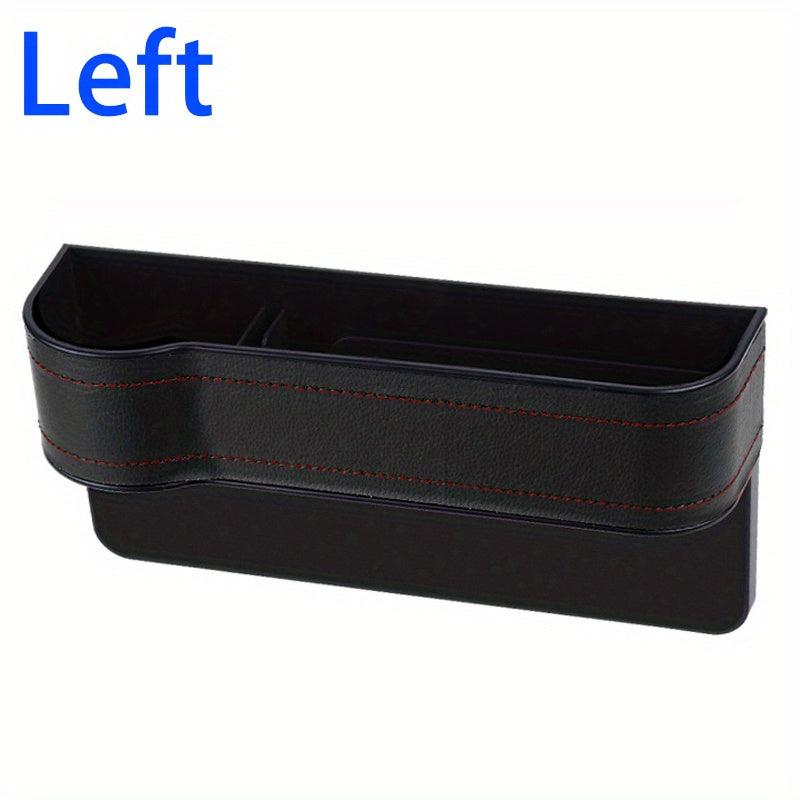 Car Seat Gap Filler Organizer Auto Console Side Storage Box With Cup Holders