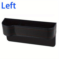 Car Seat Gap Filler Organizer Auto Console Side Storage Box With Cup Holders