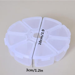 Transparent Jewelry Box with 15 Grids - Beads Earrings Fishing Hooks Storage