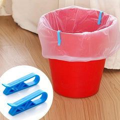 2pcs Trash Bin Clips Food Bag Sealing Clips