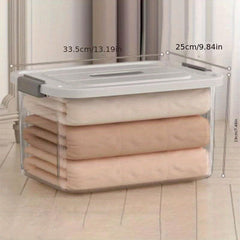 1pc Storage Box With Lid Toy Storage Container Home & Car Trunk Organizer