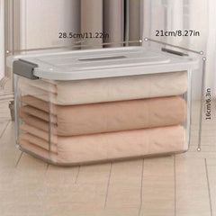 1pc Storage Box With Lid Toy Storage Container Home & Car Trunk Organizer
