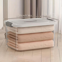 1pc Storage Box With Lid Toy Storage Container Home & Car Trunk Organizer