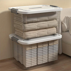 1pc Storage Box With Lid Toy Storage Container Home & Car Trunk Organizer