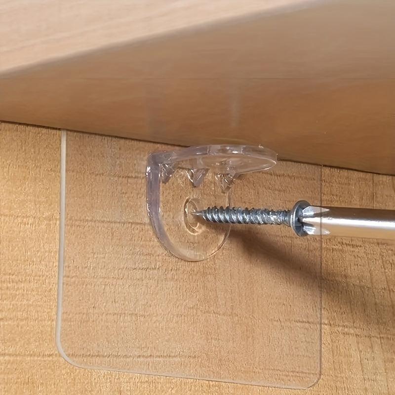 Self Adhesive Shelf Support Bracket for Home Wardrobe Cabin