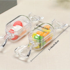 Transparent Candy Box for Weddings and Parties Mini Chocolate Gift Package