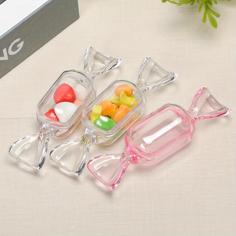 Transparent Candy Box for Weddings and Parties Mini Chocolate Gift Package