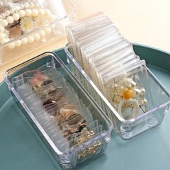 50pcs PVC Clear Jewelry Anti Oxidation Zipper Bag Plastic Bags For Packaging