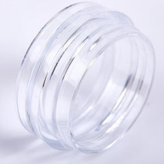 50pcs Small Transparent Plastic Storage Box for Cosmetics and Nail Art