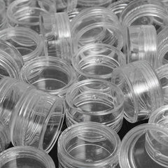 50pcs Small Transparent Plastic Storage Box for Cosmetics and Nail Art
