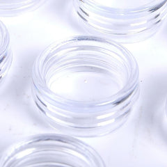 50pcs Small Transparent Plastic Storage Box for Cosmetics and Nail Art
