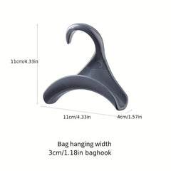 Plastic Hanging Storage Hanger Bag Rack Organizer
