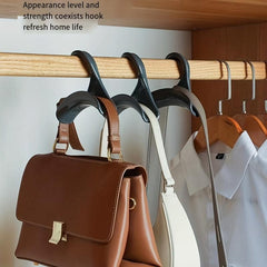 Plastic Hanging Storage Hanger Bag Rack Organizer