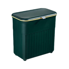Large Capacity Wall Mounted Trash Can with Lid - Bathroom Garbage