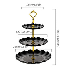 3 Tier Cupcake Stand Plastic Cookie Dessert Tower - Wedding Baby Shower Birthday