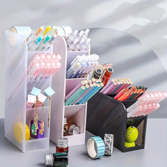 Transparent Desk Organizer for School Office