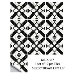 10pcs Marble Pattern Wall Stickers for Home Decor
