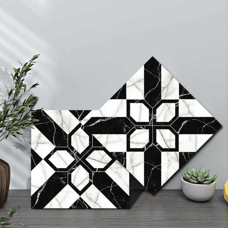 10pcs Marble Pattern Wall Stickers for Home Decor