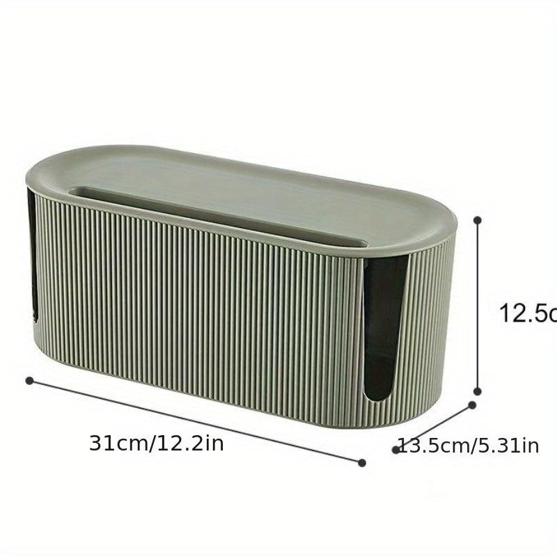 Cable Management Box for Desk TV Computer USB Hub Dustproof Insulated