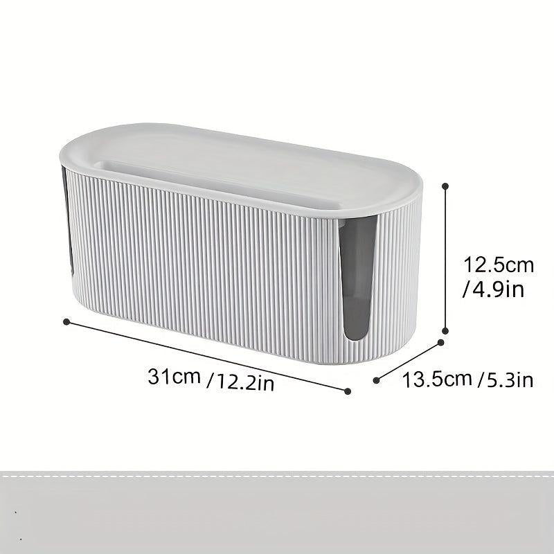 Cable Management Box for Desk TV Computer USB Hub Dustproof Insulated