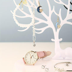 Jewelry Display Stand Tray with Tree Storage Racks - Red Deer Design