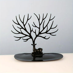 Jewelry Display Stand Tray with Tree Storage Racks - Red Deer Design