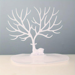 Jewelry Display Stand Tray with Tree Storage Racks - Red Deer Design