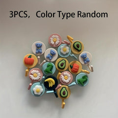 Cartoon Adhesive Hooks Non-marking Sticky Hook Decorative Wall Door Clothes Hook