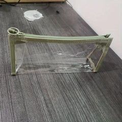Clear Transparent Pencil Case Stationery Bag for Student Office Storage