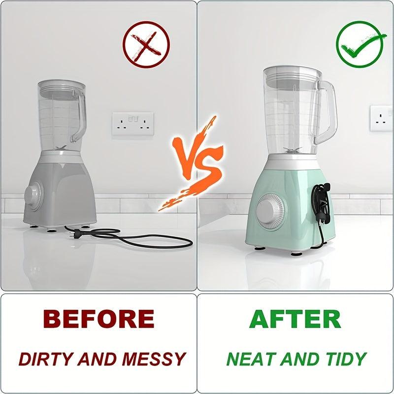 2pcs Adhesive Cord Winder for Appliances on Stand Mixer Blender Hai