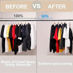 20 Pack Heavy Duty Hanger Connector Hook Closet Space Saving Clips